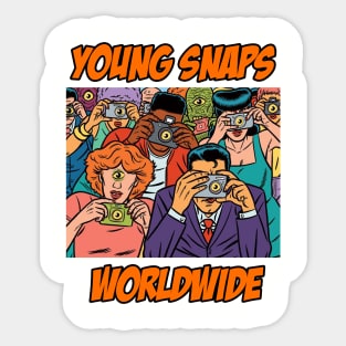 Young Snaps WorldWide Sticker